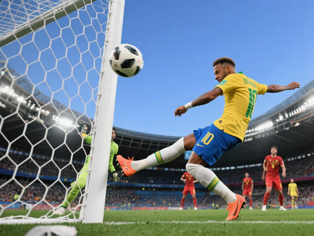 角球绝技破网 内马尔喜获首粒'奥运金球