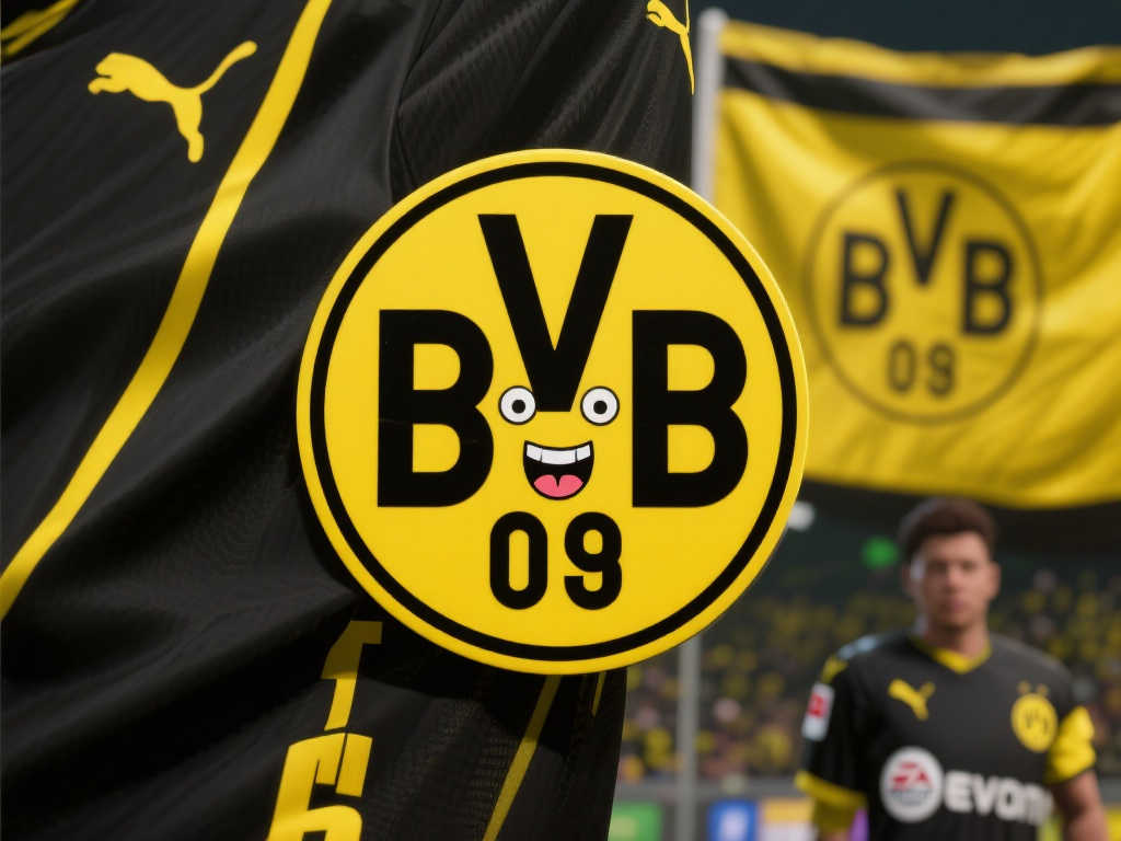 多特蒙德俱乐部标志设计欣赏 多特蒙德俱乐部标志设计欣赏